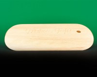 Seiffen Weihnachtshaus - Stollenbrett klein  aus Holz für Ihren Weihnachtsstollen - Stollenbretter Erzgebirge - Bild 1