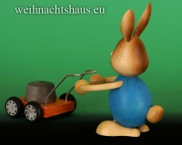 Seiffen Weihnachtshaus - Stupsi     Osterhase- Kuhnert Rasenmäher Neu 2017 - Bild 2