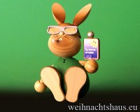 Seiffen Weihnachtshaus - Stupsi      Osterhase- Kuhnert  Sunny Boy Neu 2018 - Bild 1