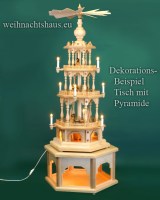 Weihnachtspyramiden Tisch beleuchtet Pyramidentisch Erzgebirge Holz beleuchtet Sockel Pyramidensockel Weihnachtspyramidensockel günstig kaufen Seiffen