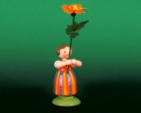 Seiffen Weihnachtshaus - Wiesenblumenkind 11cm Geum - Bild 1