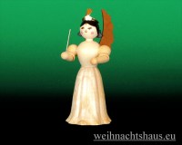 Seiffen Weihnachtshaus - Langrockengel natur Dirigent - Bild 1