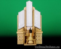 Engel Orgel Engelorchester natur Erzgebirge Kuhnert Holz Engelmusikanten Musikinstrument