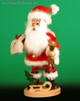 Räuchermann großer Wichtel Weihnachtsmann mit Geschenken 