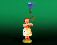 Seiffen Weihnachtshaus - Sommerblumenkind 12cm Prunkwinde - Bild 1