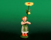 Seiffen Weihnachtshaus - Sommerblumenkind 12cm Mittagsblume - Bild 1