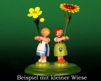 Seiffen Weihnachtshaus - Sommerblumenkind 12cm Kokardenblume - Bild 2