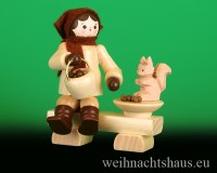 Winterkinder Neuheit 2025 Erzgebirge Romy Thiel Figuren Winterfigur Eichhörnchen Neu