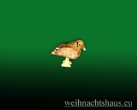 Seiffen Weihnachtshaus - Auerhuhn geschnitzt aus Holz - Bild 1